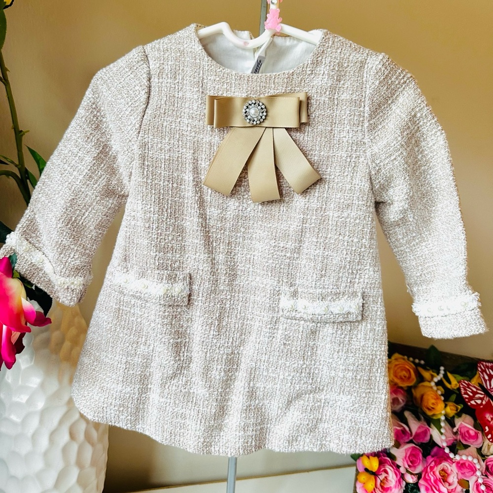 Elegant baby girl dress Spanish style 12 months